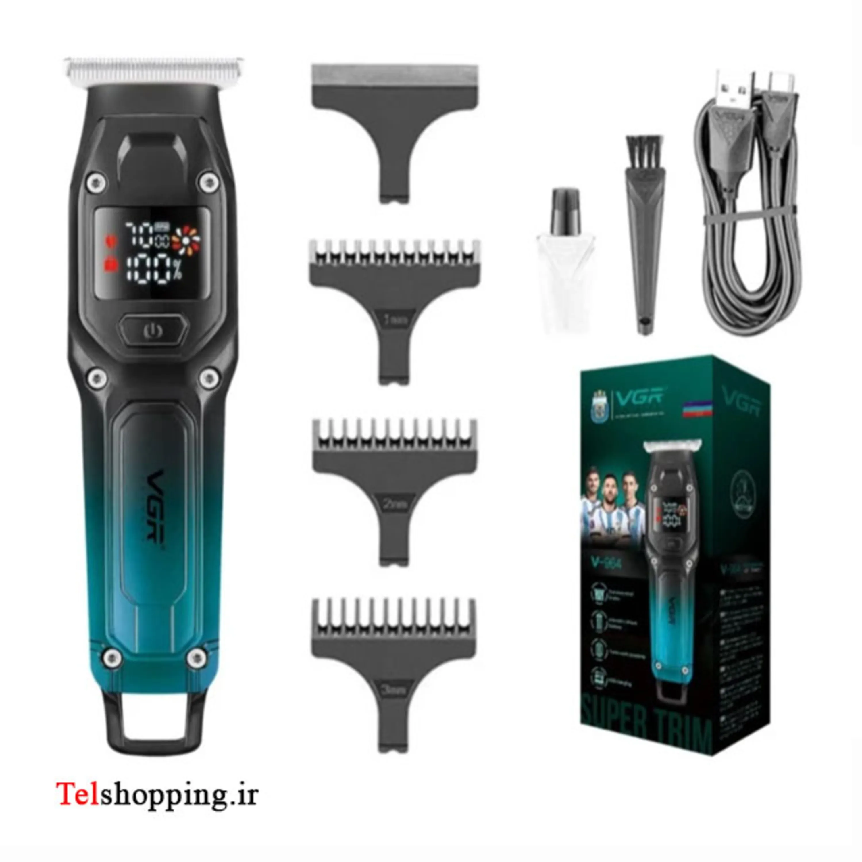 ماشین اصلاح موی سر و صورت وی جی ار مدل V964